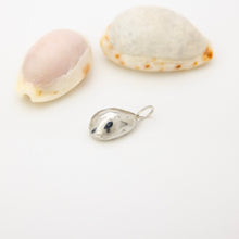 Load image into Gallery viewer, READY TO SHIP Cowrie Shell Pendant with Zirconia - 925 Sterling Silver FJD$

