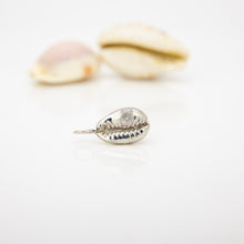 Load image into Gallery viewer, READY TO SHIP Cowrie Shell Pendant with Zirconia - 925 Sterling Silver FJD$
