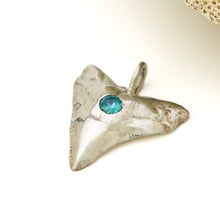 Load image into Gallery viewer, CONTACT US TO RECREATE THIS SOLD OUT STYLE Shark Tooth Pendant with Zirconia - 925 Sterling Silver FJD$
