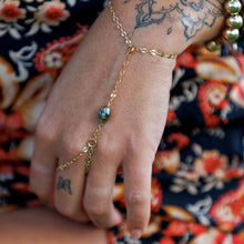 Load image into Gallery viewer, READY TO SHIP Civa Fiji Keshi Pearl Finger Ring Bracelet - 14k Gold Fill FJD$
