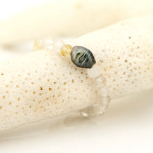 Load image into Gallery viewer, READY TO SHIP Keshi Pearl Stretch Ring with bead detail FJD$
