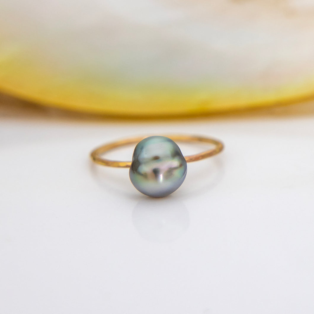 READY TO SHIP - Fiji Keshi Pearl Ring - 14k Gold Fill FJD$