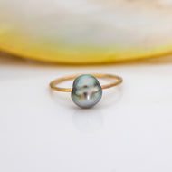 READY TO SHIP - Fiji Keshi Pearl Ring - 14k Gold Fill FJD$