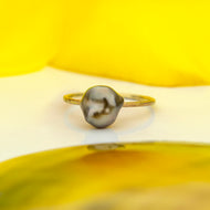 READY TO SHIP - Fiji Keshi Pearl Ring - 14k Gold Fill FJD$