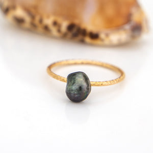 READY TO SHIP - Fiji Keshi Pearl Ring - 14k Gold Fill FJD$