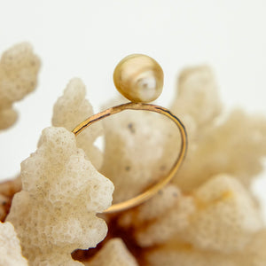 READY TO SHIP - Fiji Keshi Pearl Ring - 14k Gold Fill FJD$
