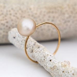 READY TO SHIP - Fiji Keshi Pearl Ring - 14k Gold Fill FJD$