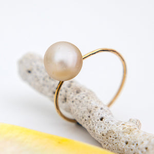 READY TO SHIP - Fiji Keshi Pearl Ring - 14k Gold Fill FJD$