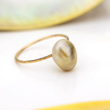 Load image into Gallery viewer, READY TO SHIP - Fiji Keshi Pearl Ring - 14k Gold Fill FJD$
