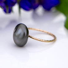 Load image into Gallery viewer, READY TO SHIP Fiji Keshi Pearl Ring - 14k Gold Fill FJD$
