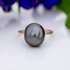 READY TO SHIP Fiji Keshi Pearl Ring - 14k Gold Fill FJD$