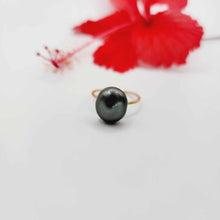 Load image into Gallery viewer, READY TO SHIP Fiji Keshi Pearl Ring - 14k Gold Fill FJD$
