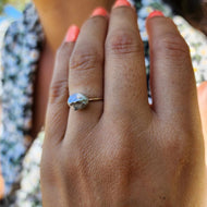 READY TO SHIP - Fiji Keshi Pearl Ring - 14k Gold Fill FJD$