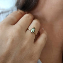Load image into Gallery viewer, READY TO SHIP Fiji Keshi Pearl Ring - 14k Gold Fill FJD$
