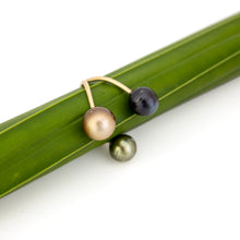 Load image into Gallery viewer, READY TO SHIP Civa Fiji Saltwater Pearl Trio Ring - 14k Gold Fill FJD$
