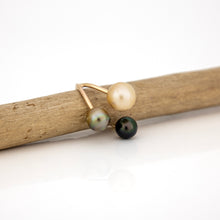 Load image into Gallery viewer, READY TO SHIP Civa Fiji Saltwater Pearl Trio Ring - 14k Gold Fill FJD$
