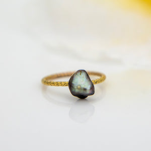 READY TO SHIP - Fiji Keshi Pearl Ring - 14k Gold Fill FJD$