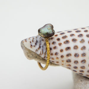 READY TO SHIP - Fiji Keshi Pearl Ring - 14k Gold Fill FJD$