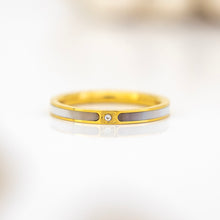 Load image into Gallery viewer, READY TO SHIP Zirconia Ring - Gold Plated FJD$
