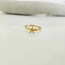 Load image into Gallery viewer, READY TO SHIP Mini Starfish Ring - 18k Gold Vermeil FJD$

