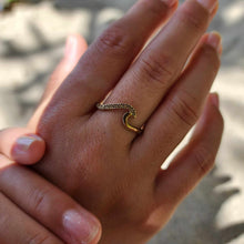 Load image into Gallery viewer, READY TO SHIP Wave Ring - 18k Gold Vermeil FJD$

