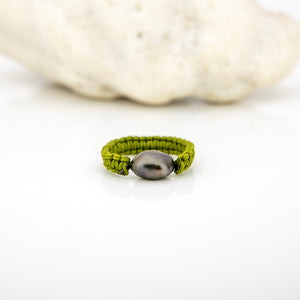 READY TO SHIP Fiji Saltwater Keshi Pearl Ring - Nylon FJD$