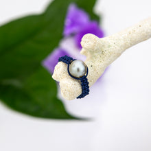 Load image into Gallery viewer, READY TO SHIP Fiji Saltwater Pearl Ring - Nylon FJD$

