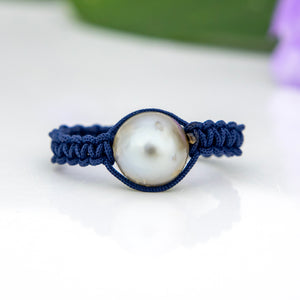 READY TO SHIP Fiji Saltwater Pearl Ring - Nylon FJD$