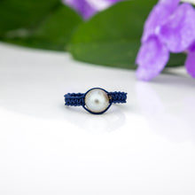Load image into Gallery viewer, READY TO SHIP Fiji Saltwater Pearl Ring - Nylon FJD$
