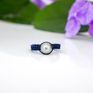 READY TO SHIP Fiji Saltwater Pearl Ring - Nylon FJD$