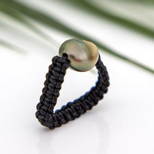 READY TO SHIP Fiji Baroque Pearl Ring - Nylon FJD$