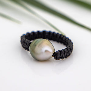 READY TO SHIP Fiji Baroque Pearl Ring - Nylon FJD$