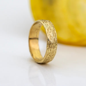 READY TO SHIP - Unisex Wide Band Ring - 9k Solid Gold FJD$