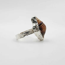 Load image into Gallery viewer, READY TO SHIP Free Flow Shell Ring - 925 Sterling Silver FJD$
