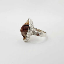 Load image into Gallery viewer, READY TO SHIP Free Flow Shell Ring - 925 Sterling Silver FJD$
