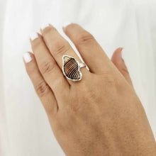 Load image into Gallery viewer, READY TO SHIP Free Flow Shell Ring - 925 Sterling Silver FJD$
