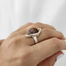 Load image into Gallery viewer, READY TO SHIP Free Flow Shell Ring - 925 Sterling Silver FJD$
