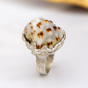 CONTACT US TO RECREATE THIS SOLD OUT STYLE Free Flow Shell Ring - 925 Sterling Silver FJD$