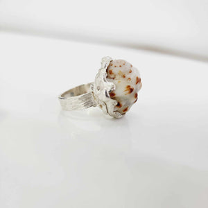 READY TO SHIP Free Flow Shell Ring - 925 Sterling Silver FJD$