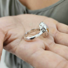 Load image into Gallery viewer, READY TO SHIP Hand-Cast Cowrie Shell Ring - 925 Sterling Silver FJD$
