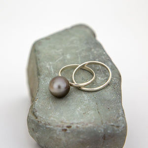 READY TO SHIP - Civa Fiji Saltwater Pearl Ring with Grade Certificate #2168 - 925 Sterling Silver FJD$
