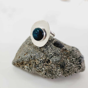 READY TO SHIP Bezel Set Precious Stone Ring - 925 Sterling Silver FJD$