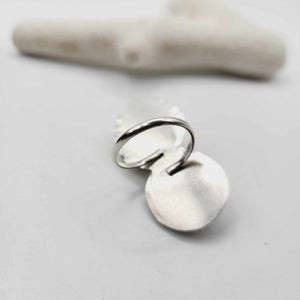 READY TO SHIP Bezel Set Shell Ring - 925 Sterling Silver FJD$