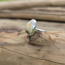 Load image into Gallery viewer, READY TO SHIP Bezel Set Shell Ring - 925 Sterling Silver FJD$

