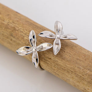 READY TO SHIP Frangipani Bua Set - 925 Sterling Silver or 18k Gold Vermeil FJD$