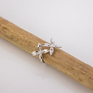 READY TO SHIP Frangipani Bua Set - 925 Sterling Silver or 18k Gold Vermeil FJD$