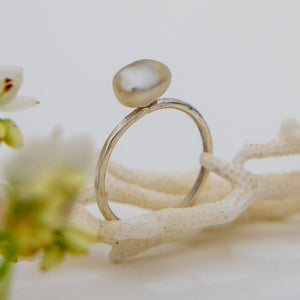 READY TO SHIP - Fiji Keshi Pearl Ring - 925 Sterling Silver FJD$