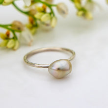 Load image into Gallery viewer, READY TO SHIP - Fiji Keshi Pearl Ring - 925 Sterling Silver FJD$
