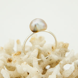 READY TO SHIP Fiji Keshi Pearl Ring - 925 Sterling Silver FJD$