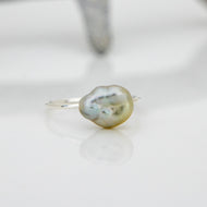 READY TO SHIP Fiji Keshi Pearl Ring - 925 Sterling Silver FJD$